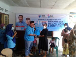 DPW Partai Gelora Memperingati Hari Ibu Mensosialisakan penduduk Indonesia bebas Stuting