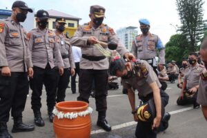 Pelepasan Purna Tugas Personil Polresta Bandar Lampung