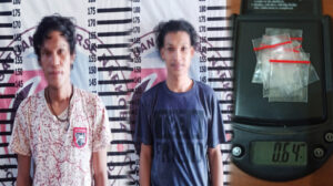 Asyik Konsumsi Narkotika Dua Orang Pria Ditangkap Polisi di SD Negeri 1 Menggala