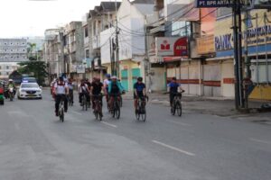 Polresta Bandar Lampung Jaga Solidaritas dan Silaturahmi Lewat Olahraga Sepeda Santai