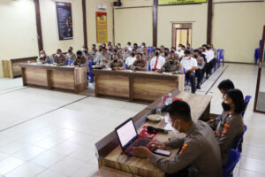 Ini Pesan Kapolres Tulang Bawang Saat Memimpin Rapat Kesiapan Pilkakam Serentak 2022