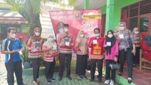 Pelaksanaan Vaksinasi Covid-19 bagi Guru SD dan PAUD Bandar Lampung