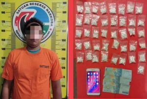 Pengedar Pil Double L Asal Loderesan Berhasil Ditangkap Satresnarkoba Polres Tulungagung