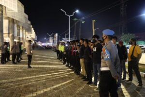 Polres Tulang Bawang Barat melakukan Patroli sekala besar dalam Pencegahan Covid-19.
