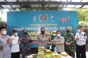 Peringati HPN Polresta Banyuwangi Gelar Piramida Dengan Insan Pers