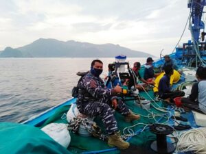 TNI AL Pancer Bersama PT. ITS Kemitraan Surabaya Laksanakan Survey Hidro Oceano Graphic