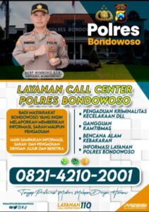 Permudah Layanan Masyarakat, Polres Bondowoso Sediakan Call Center Presisi