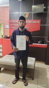 Mulyadi Laporkan Akun Tiktok Diduga Milik Warga Desa Jatisari Wringin Bondowoso