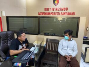 Polresta Banyuwangi Amankan Laki-Laki yang Onani Di Taman Sritanjung Kurang Dari 19 Jam
