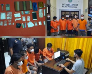 Dalam Sehari, Satresnarkoba Polres Probolinggo Tangkap 5 Pengedar Narkoba dan 72,95 Gram Sabu Disita