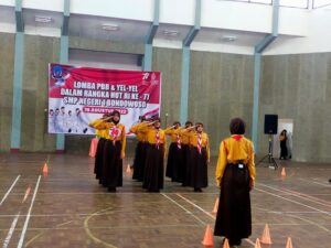 Serma Supriyadi Menjadi Juri Lomba PBB SMP Negeri 1 Bondowoso
