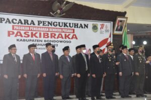 Kapolres Bondowoso Menghadiri Pengukuhan Anggota Paskibraka