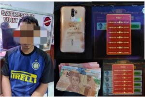 Pelaku Perjudian Online High Domino Diamankan Polres Bondowoso