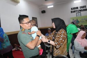 Kodim 0825 Laksanakan Vicon Percepatan Penurunan Angka Stunting Indonesia