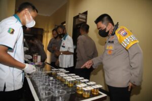 Cegah Penyalahgunaan Narkoba, Polres Magetan Gelar Tes Urine Dadakan Terhadap Anggota