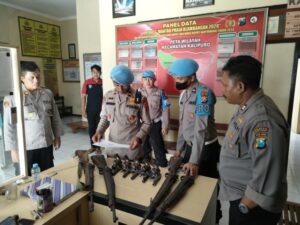 Tingkatkan Kepercayaan Publik, Propam Polresta Banyuwangi Sidak ke Polsek Jajaran