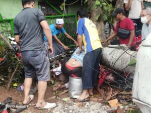 Terjadi Laka Lantas Di Keranji Puluhan Orang Jadi Korban