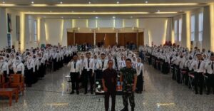 Pembekalan Wasbang Dari Dandim 0825 Di Stikes Banyuwangi