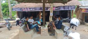 Pohon Pinus Menambah Syahdu Lesehan Garden Cafe Tasnan