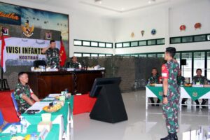 Divif 2 Kostrad Laksanakan Latihan Posko Latgabut Linud TA 2022
