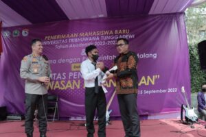 Kunjungi Universitas Thribuana Tungga Dewi, Kapolresta Malang Kota Gelorakan Penguatan Ideologi Pancasila Dan Karakter Kebangsaan