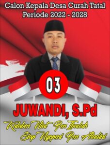 Cakades Nomor Urut 3 Desa Curah Tatal Situbondo, Siap Bangun Desa Dengan Visi dan Misinya