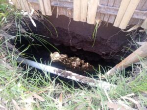 UPT Bina Marga Genteng Sigap Laporkan Ambrolnya penahanan Jalan Di Desa Setail