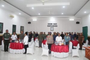Kodim 0825 Laksanakan Binkom Pejabat PAM TNI Kewilayahan dengan Instansi Terkait
