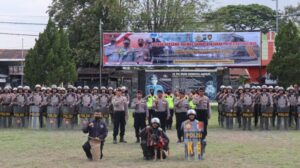 Polres Tapal kuda Gelar Pelatihan Peningkatan Kemampuan Pengendalian Mssa