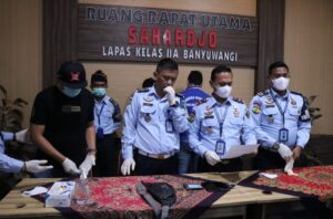 Upaya Penyelundupan Paket Diduga Sabu Berhasil Diamankan Petugas Lapas Banyuwangi