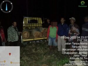 Baru Bertugas Dijember, Anton Amankan Diduga pelaku Illegaloging