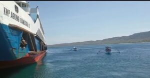 Bikin Heboh ! Penumpang KMP Agung Samudra IX Loncat Dari Atas Kapal