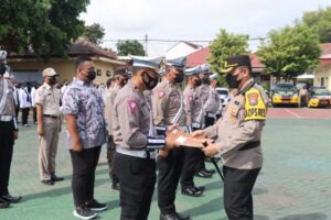 Awali Ops Zebra Semeru 2022, Polres Magetan Laksanakan Apel Gelar Pasukan Gabungan