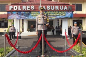Polres Pasuruan Laksanakan Apel Gelar Pasukan Ops Zebra Semeru 2022