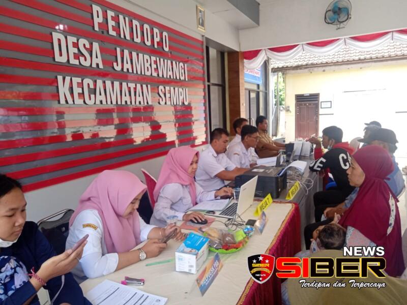 Bersama Bapenda Pemdes Jambewangi Gelar Pelayanan Validasi Data PBB-P2