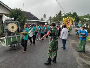 Babinsa Desa Karangsari lakukan Giat Pengamanan Dalam Acara Keagamaan