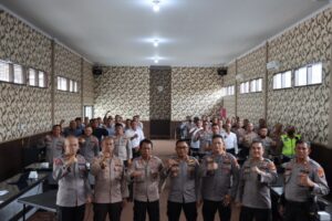 Polres Lampung Selatan Sosialisasikan Perkap no 1 dan Perkap nomor 8 Tahun 2009