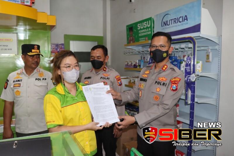 Kapolres Bondowoso Gandeng Dinas Terkait Lakukan Sidak Disejumlah Apotik