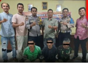 Tiga Pelaku Satu Penada Pencurian Ternak Diamankan Polsek Lengayang