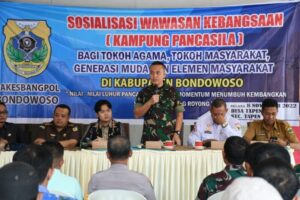 Dandim 0822 Bondowoso Berikan Wawasan Kebangsaan Bagi Generasi Muda