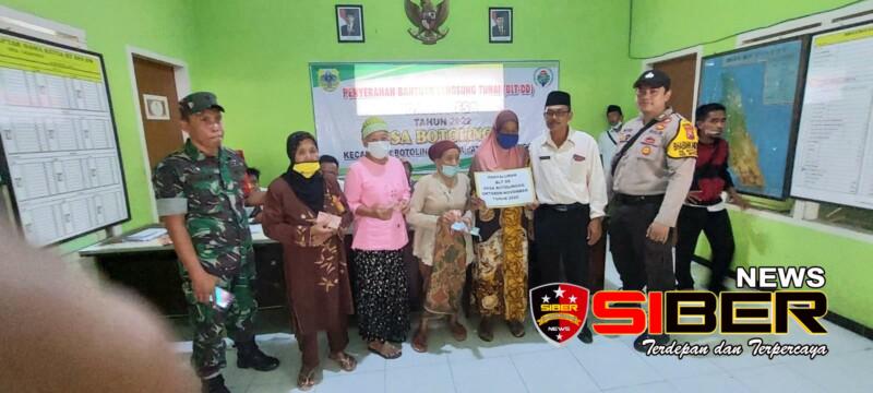 Ini Pesan Kades Botolinggo Usai Penyaluaran Bantuan BLT DD   Yang Dilaksanakan Di Kantor Desa