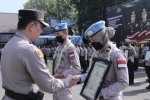Harumkan Nama Indonesia Di Kancah Internasional, Personel Polresta Terima Penghargaan