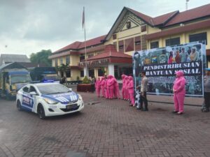 Wujud Polri Peduli Kemanusiaan, Polres Pasuruan Polda Jatim Salurkan Bantuan Untuk Korban Gempa Cianjur