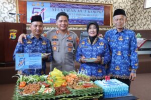 HUT Korpri Ke-51 di Tandai Dengan Syukuran ASN Polres Lampung Selatan