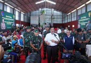 Menko Marves Didampingi Kasad dan Pangkostrad Tinjau Lokasi Program Ketahanan Pangan Kostrad