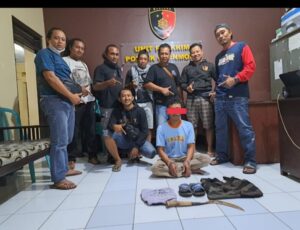Unit Reskrim Polsek Glenmore Bersama Tim Resmob Polreta Banyuwangi Berhasil Bekuk Pelaku Pembacokan