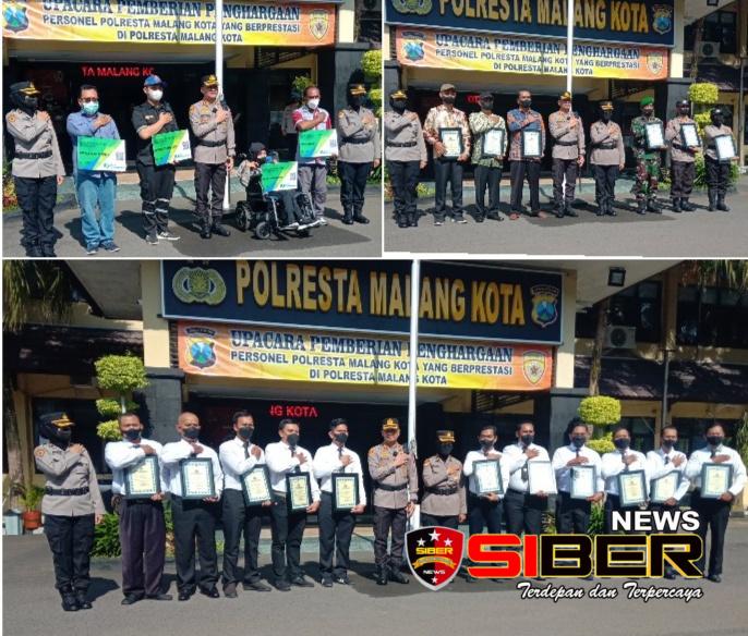 Polresta Malang Kota Gelar Upacara Pemberian Penghargaan Dan BPJS ...