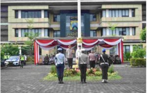 Wakil Bupati Pimpin Apel Gelar Pasukan Operasi Lilin Semeru di Mapolresta Sidoarjo