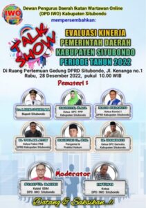 Buka Wawasan, IWO Situbondo Akan Gelar Talkshow Evaluasi Kinerja Pemerintahan 2022