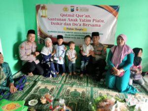 Jajaran Polreta Banyuwangi Gelar Acara Khotmil Qur,An Dan Santunan Anak yatim Piatu